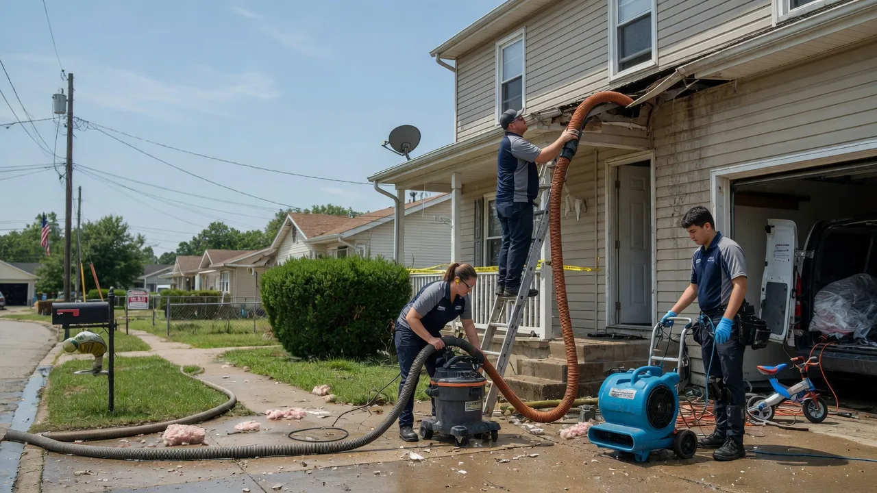 Water Damage Restoration in Maryville, IL near me